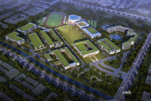 成都汽車職業技術學校鳥瞰圖